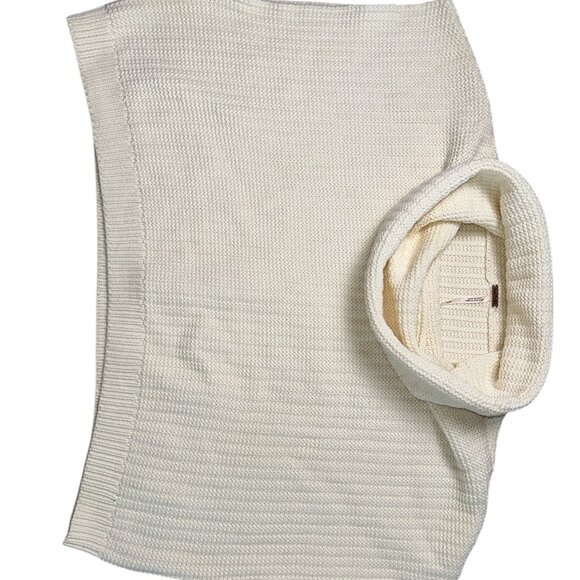 Free People | Sleeveless Sweater Cowl Neck | Cream | Size M - Picture 2 of 6